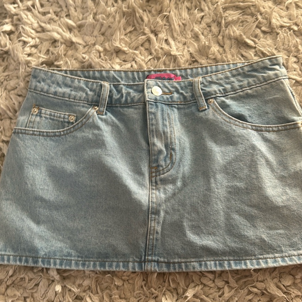 Chiara Denim Micro Skirt size medium brand new